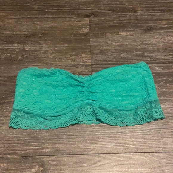 Aerie Green Lace Bandeau - Picture 1 of 3